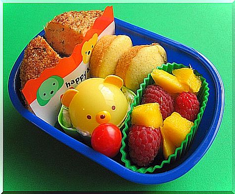 Salmon cake lunch for preschooler (with surprise animal cap)