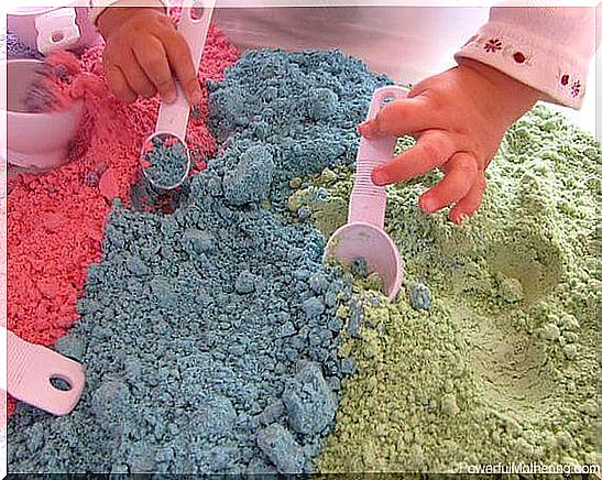 Magic sand, to play with the children!