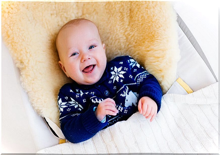 Hammocks for babies can include a blanket.