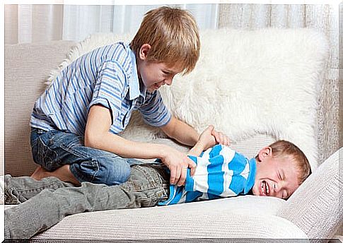 Fights between siblings are one of the ways that children have to express brotherly jealousy.